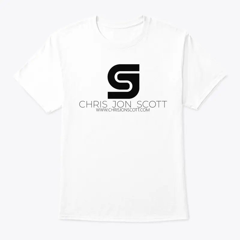 Black CJS Logo Tee